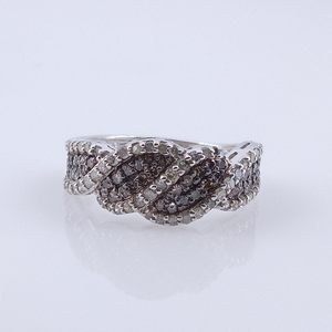 Bague de fiançailles en diamant Jewelspaark 1,11 carats en argent 925 taille 8 sertie pavé, bijoux fins pour femme - Product Image 3