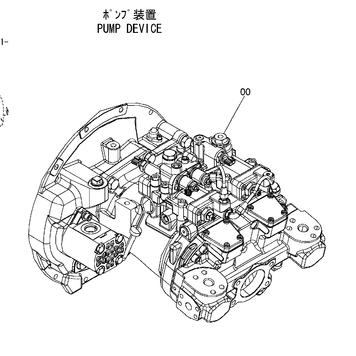 ZX230 Hydraulic Main Pump - Hitachi Excavator Parts