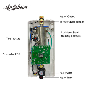 Adjustable Temperature Instant Electric Water Heater 220V 5500W Outlet Water Position Optional <b>Shower</b> - Product Image 2