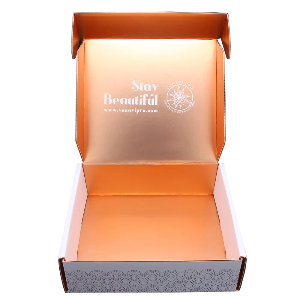 מותאם אישית הדפסת אריזה קרטון תיבת ייצור caja para envio personalizadas עירום מוצר לוגיסטי אריזת תיבת גואנגדונג