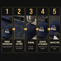 Casquette de baseball personnalisée à 6/5 panneaux avec sangle réglable, design unisexe, style sportif, mode décontractée, utilisation toute saison