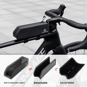 OFFBONDAGE Sac <span class=keywords><strong>de</strong></span> <span class=keywords><strong>cadre</strong></span> supérieur <span class=keywords><strong>pour</strong></span> vélo, <span class=keywords><strong>sacoche</strong></span> <span class=keywords><strong>de</strong></span> <span class=keywords><strong>cadre</strong></span> avant étanche avec fixation par boulons <span class=keywords><strong>pour</strong></span> VTT et vélo <span class=keywords><strong>de</strong></span> <span class=keywords><strong>route</strong></span>, <span class=keywords><strong>pour</strong></span> le cyclisme et la randonnée - Product Image 3