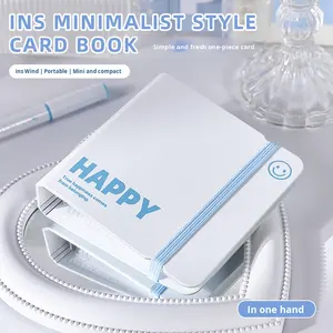 Álbum de espuma de alta calidad para guardar tarjetas pequeñas de 3 pulgadas, estilo fresco, estilo Ins, para fotos Polaroid, mini porta insignias para chicas, accesorio hecho a medida - Product Image 1