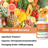 Formule et étiquette personnalisées OEM/ODM, capsules de vitamine C de haute qualité, complément alimentaire pour soutenir le système immunitaire