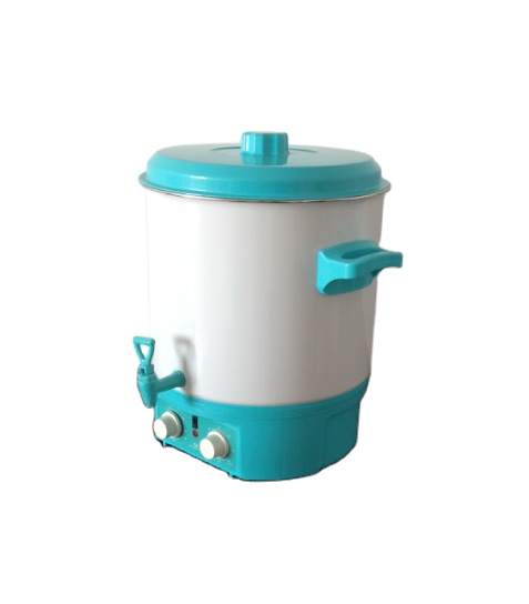 2-в-1 27Л белая эмалированная консервирующая плита дозатор для горячих напитков для глинтвейна