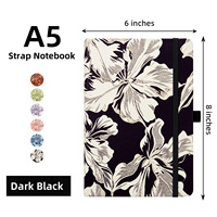 Carnet de notes/journal en cuir PU personnalisé A5/A6, couverture rigide, pour étudiants, fournitures scolaires, carnet promotionnel haut de gamme avec logo