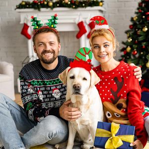 เครื่องประดับผมรูปซานตาคลอสพลาสติกคุณภาพสูงสำหรับงานปาร์ตี้คริสต์มาส ที่คาดผมแฟนซีสำหรับแต่งกาย ของตกแต่งงานปาร์ตี้ ขายส่ง - Product Image 2