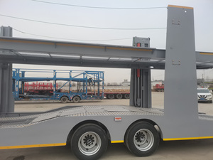 Semi-remorque porte-voitures Laoli 6 ou 8 voitures, 2 essieux, haute capacité 25-30T, avec suspension pneumatique et train d'atterrissage JOST - Product Image 4