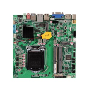 Placa base H110 LGA1151, compatible con i3 i5 i7 lvds, <span class=keywords><strong>mini</strong></span> <span class=keywords><strong>itx</strong></span> delgada, compatible con 2 LAN DC <span class=keywords><strong>power</strong></span> - Product Image 1