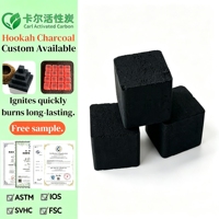 Charbon à chicha en coque de noix de coco, charbon actif, longue durée et inodore, charbon à chicha de qualité supérieure pour usage en lounge