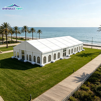 Tente de réception de mariage de haute qualité 20x30m, tente imperméable pour événements et fêtes, pour 200, 500, 1000 personnes en extérieur