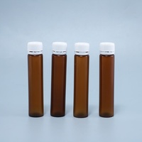 Flacon de 10ML, 20ML, 50ML pour liquide oral enzymatique au collagène résistant aux hautes températures, en PP, avec sérigraphie double couche