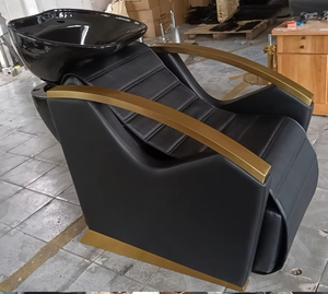 Équipement de Barbier de Luxe, Mobilier de Salon de Coiffure, Bac à Shampooing, Fauteuil de Lavage de Cheveux - Product Image 3
