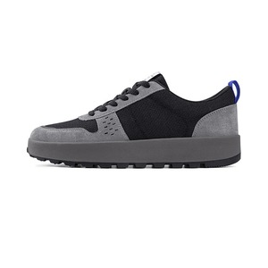 Chaussures de sport décontractées pour hommes, style rétro, respirantes, à semelle épaisse, en mesh, pour l'été, style business casual, couleur noire. - Product Image 5