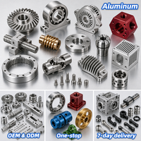 High Precision Custom CNC Machined Anodized Aluminum Industrial Parts CNC Turning Milling Polishing OEM ODM Service