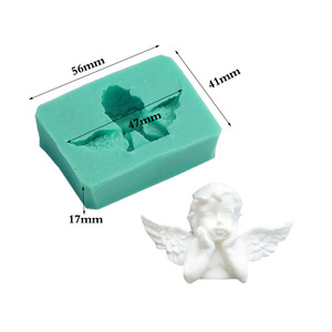 Mini Angel Silicone Mold For Chocolate Fondant <b>Cake</b> <b>Decorating</b> DIY Clay Plaster Valentine'S Day Baking <b>Supply</b> - Product Image 5