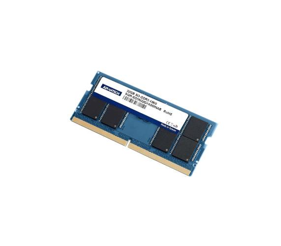 Advantech SQR-SD5N-Industrial-SODIMM-DDR5/ECC-4800MT/s Copper Wide-Temp Memory Module for Automation