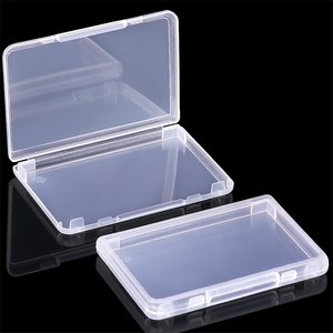 SUNSHING Thin Flat <b>Card</b> Packaging Case Slim Business Credit <b>Card</b> Holder Clear Storage Box Membership and Collectible <b>Card</b> Cases - Product Image 3