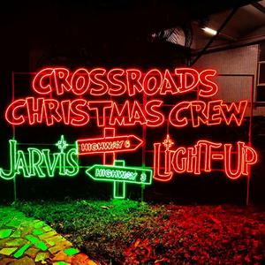 Letras e Imágenes Personalizadas con Luces LED 2D para Decoración Navideña Comercial de Paredes y Festivales al Aire Libre - Product Image 1
