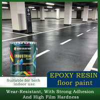 Revêtement époxy multi-couleurs haute performance sept couleurs, personnalisable, pour la rénovation des sols en ciment, revêtement liquide pour sols par pulvérisation