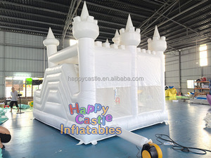 Thiết kế phổ biến đám cưới <span class=keywords><strong>Inflatable</strong></span> trượt Bounce House thương mại <span class=keywords><strong>Combo</strong></span> với bóng Pit trắng hoàng gia lâu đài <span class=keywords><strong>Inflatable</strong></span> cho các bên - Product Image 4