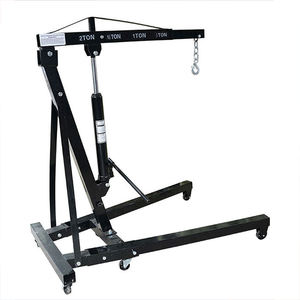 Gantungan mesin truk lipat hidrolik, Gantungan mesin truk pengangkat portabel 2ton 2000Kg lipat hidrolik mesin derek mobil lipat seluler - Product Image 2