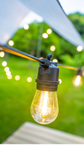 Chất lượng cao 15m/48ft nhà máy trang trí LED giáng sinh chuỗi ánh sáng S14 LED bóng đèn dây tóc IP67 vườn nhựa đồng Glass PC - Product Image 3