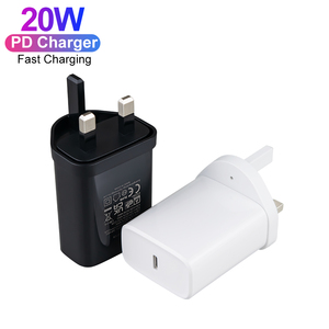Chargeur rapide 20W Prise UK Adaptateur USB C PD pour Samsung S24 S23 <span class=keywords><strong>S22</strong></span> CE ROHS FCC UKCA (UAE) - Product Image 1