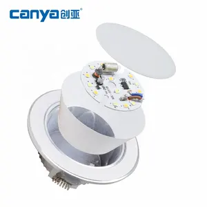 Montaj SKD LED aşağı ışıkları alüminyum konut demonte parça Downlight