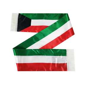 Gahumi Factory Direct Custom Football <b>Scarf</b> with Kuwait Logo High Quality & Best Price <b>Long</b> Style - Product Image 1