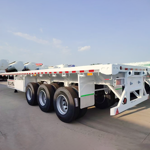 Semirremolque <span class=keywords><strong>de</strong></span> fabricación a bajo <span class=keywords><strong>precio</strong></span>, <span class=keywords><strong>remolque</strong></span> <span class=keywords><strong>de</strong></span> plataforma plana, contenedor <span class=keywords><strong>de</strong></span> envío, semirremolque <span class=keywords><strong>de</strong></span> cama plana con suspensión neumática - Product Image 6