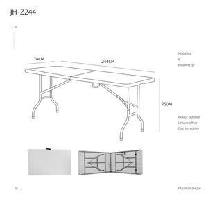 6ft Plastic Folding Table 4ft 6ft 8ft American Popular High Quality Plastic Folding Chair And Table For Event