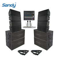 Sistem Suara HDL30 Dual 10" 2-Way Line Array Speaker 9006 Subwoofer Bass Set untuk Pertunjukan Langsung