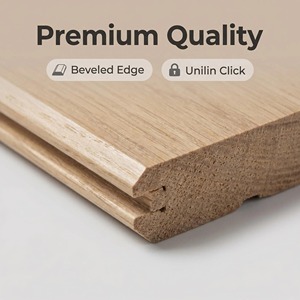 Parquet stratifié Uniclic Lock 10 mm, finition brillante, qualité E0, surface <span class=keywords><strong>miroir</strong></span>, résistant à l'eau, chêne, fabrication <span class=keywords><strong>en</strong></span> usine - Product Image 2