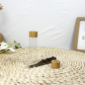 Capuchon en aluminium fileté 37mm 50ml 150ml 80ml 55ml 30ml Tube à essai en verre transparent - Product Image 3