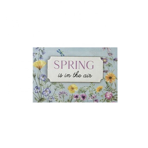 Wildflower Garden-Style 3D da tavolo stampato UV <span class=keywords><strong>legno</strong></span> artigianale intagliato in <span class=keywords><strong>legno</strong></span> segno di blocco per la decorazione di casa pareti e scatole - Product Image 2