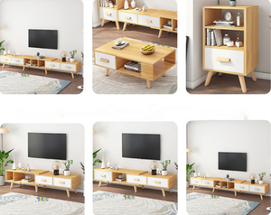 Meuble <span class=keywords><strong>TV</strong></span> AILICHEN, style nordique moderne minimaliste, meuble <span class=keywords><strong>TV</strong></span> mural combiné moderne, meuble <span class=keywords><strong>TV</strong></span> rétractable pour la maison - Product Image 6