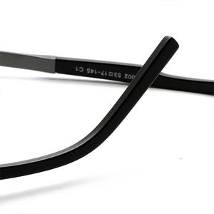 กรอบแว่นตาทรงสี่เหลี่ยมขนาดใหญ่สีเทาแจ็ค 70002 แบบเต็มขอบ สำหรับทุกเพศ เปลี่ยนเลนส์ได้ สำหรับผู้ใหญ่ มีสไตล์ - Product Image 4