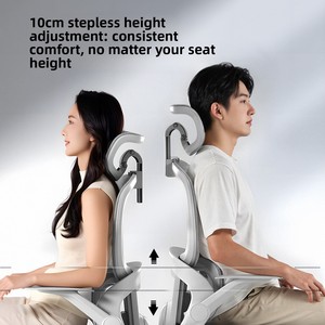 Kursi Ergonomis Igrow dengan Penyangga Pinggang, Sandaran Dapat Disesuaikan, Alas 5 Bintang, Roda - Kursi Kantor/Komputer/E-Sports, Busa Memori - Product Image 5