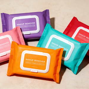 Lingettes démaquillantes hypoallergéniques sans alcool, résistantes à l'eau - Product Image 6
