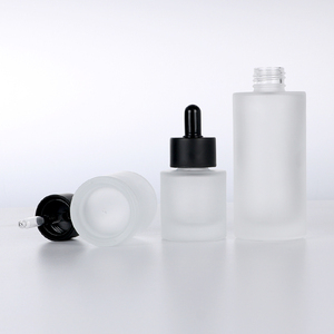 Customized Cosmetic <b>Set</b> Bottle Dropper Bottle <b>Essential</b> <b>Oil</b> Bottle Ground Glass Cosmetics Container Empty with Ruber Dropper - Product Image 3