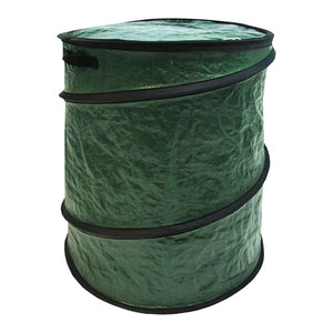 Bolsa de hojas de basura plegable emergente para patio de 45 galones, bolsa de jardín para acampar - Product Image 1