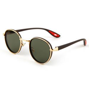 نظارات شمسية جديدة أنيقة على الطراز الأوروبي بإطار دائري للرجال والنساء نظارات عالية الجودة نظارات شمسية للحماية من الأشعة البنفسجية MSPP - Product Image 1