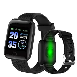 Support Customization 116plus Waterproof Smart Bracelet Heart Rate Tracker Wristband Blood Pressure Sport Smartwatch D13 116Plus