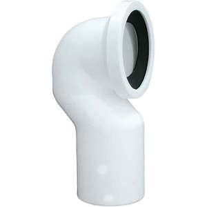 Curva de jarrón de drenaje universal blanco de 90mm con junta Producto de limpiadores de drenaje esenciales - Product Image 1