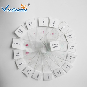 25 pièces de lames préparées pour microscope de microbiologie et mycologie, éducatives, spécimens biologiques, <span class=keywords><strong>champignons</strong></span> - Product Image 3