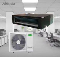 Climatiseur split électrique 220~240V 36001 Btu R410a à fréquence fixe, type on/off, avec conduit de plafond, pompe à chaleur pour usage hôtelier