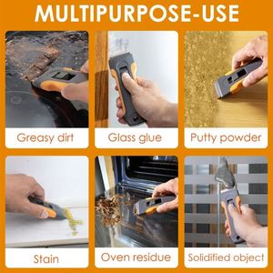 Spatule à lame de rasoir personnalisée en verre et plastique pour four, outil de pose de film automobile, grattoir de nettoyage de vitres, vente en gros - Product Image 3