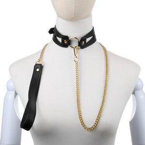 <span class=keywords><strong>BDSM</strong></span> Bondage restrizioni collare con guinzaglio per adulti SM gioca - Product Image 1