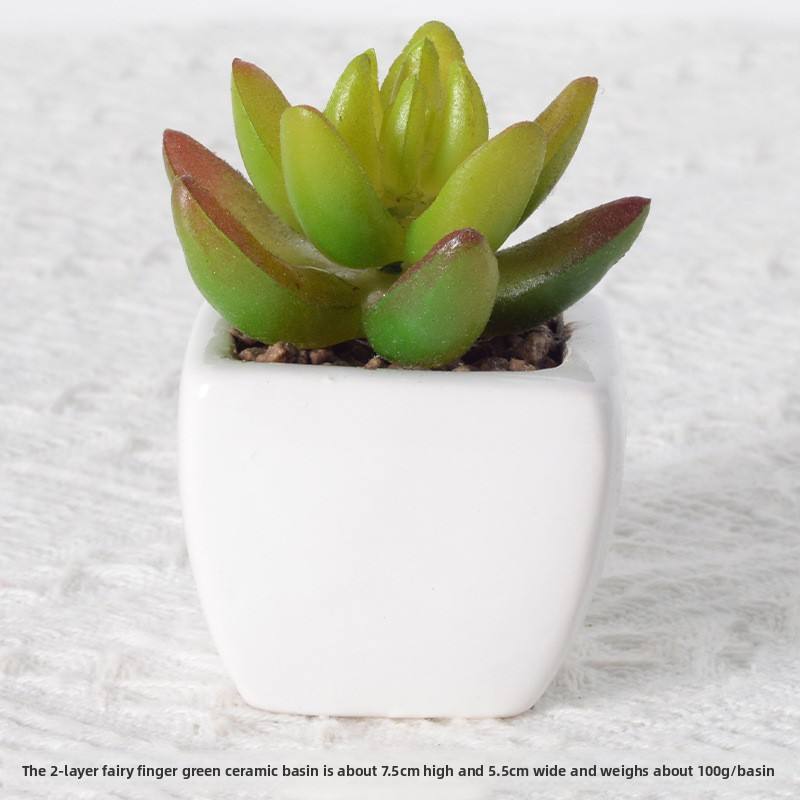 อ่างเซรามิกสีเขียวนิ้วอมตะ2ชั้น2